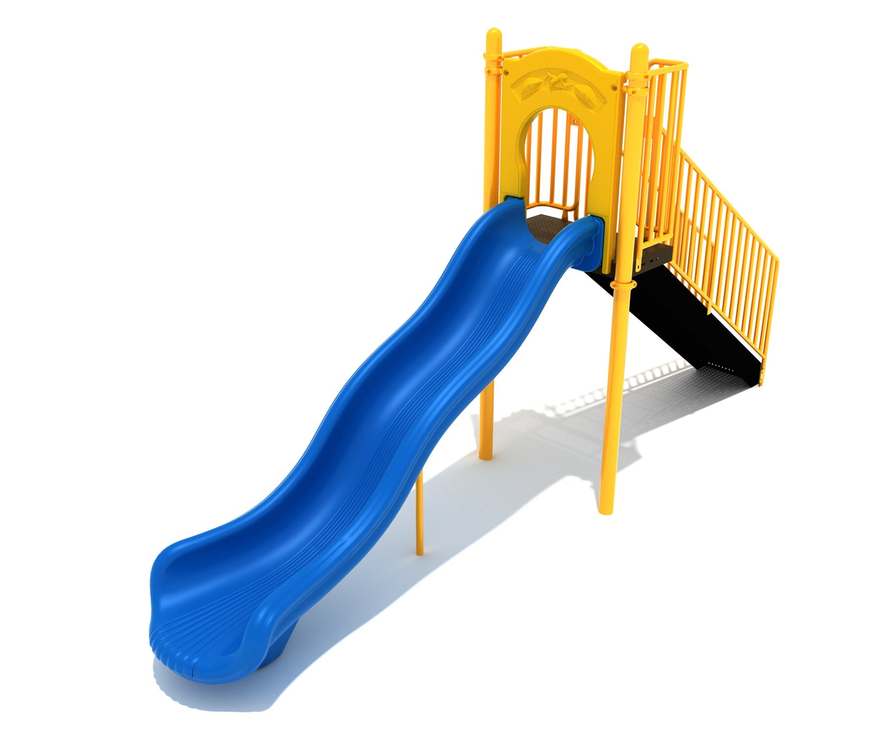 Playground Equipment 5 Foot Single Wave Slide SKU PSL020