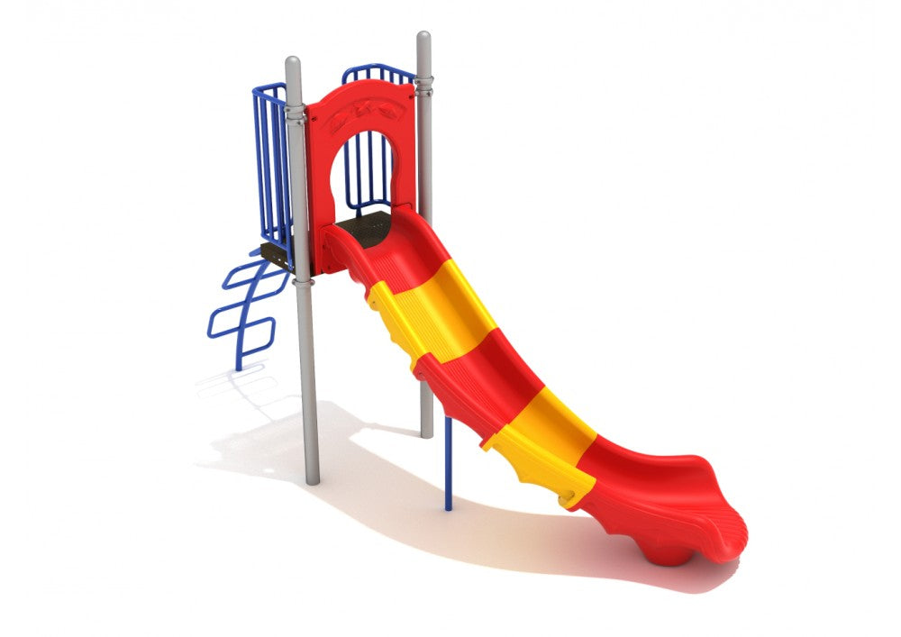 Playground Equipment 5 Foot Slide with Snake Climber SKU PSL032