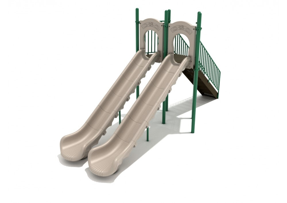 Playground Equipment 6-Foot Double Straight Sectional Slide SKU PSL033