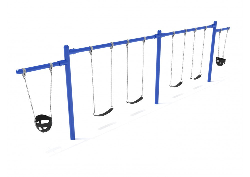 Playground Equipment 7/8 Feet High Elite Cantilever Swing SKU PSW220WS
