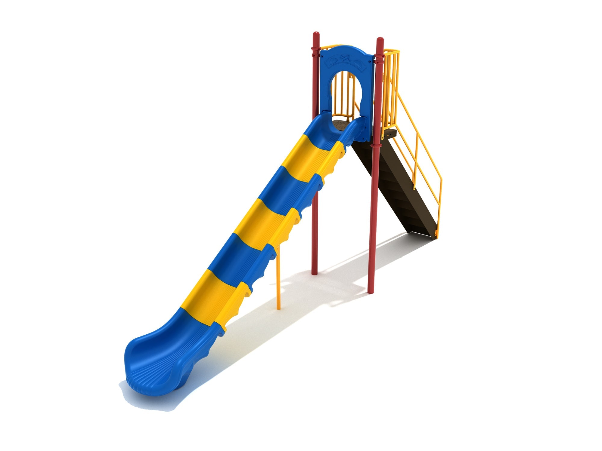 Playground Equipment 7 Foot Sectional Straight Slide SKU PSL010