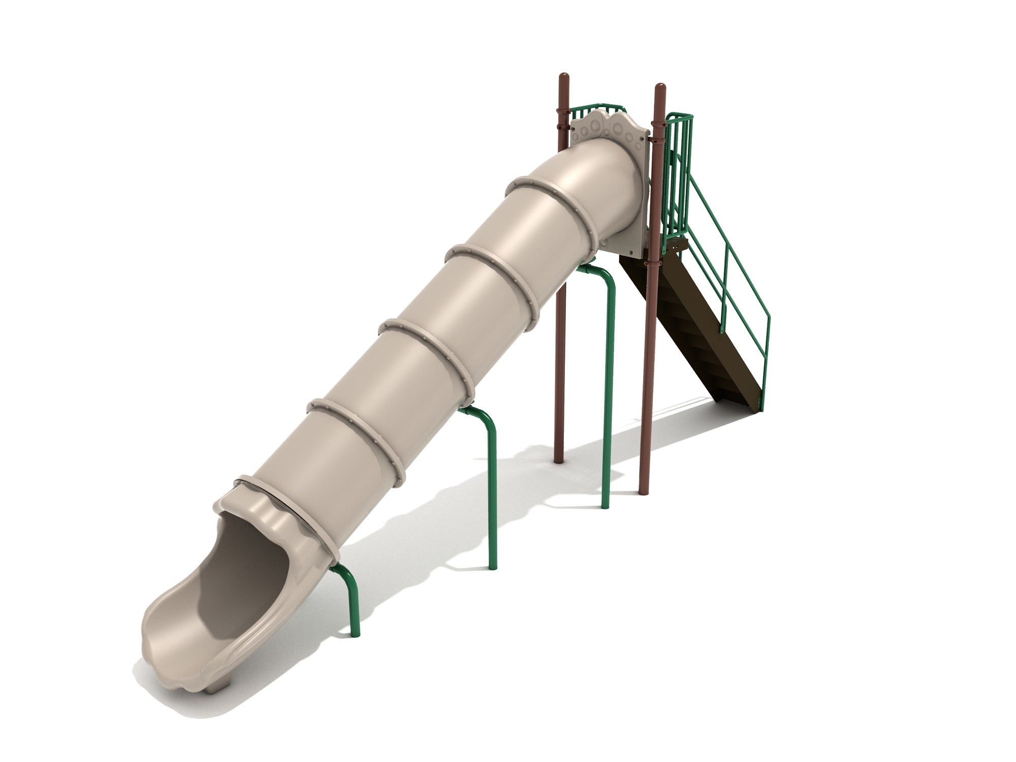 Playground Equipment 7 Foot Straight Tube Slide SKU PSL023