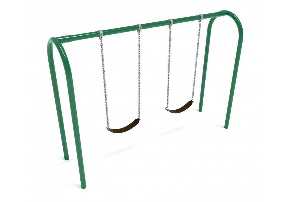 Playground Equipment 8 Feet High Elite Arch Post Swing SKU PSW005NS