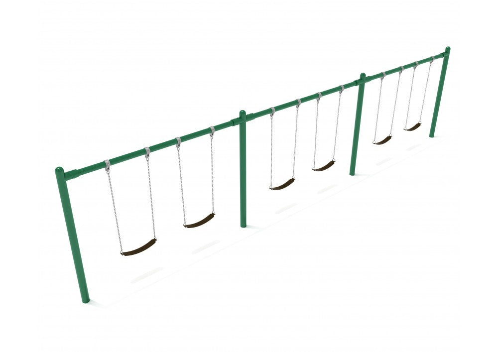 Playground Equipment 8 Feet High Elite Single Post Swing SKU PSW003