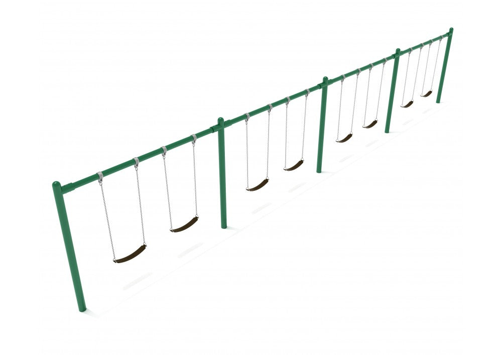 Playground Equipment 8 Feet High Elite Single Post Swing SKU PSW004