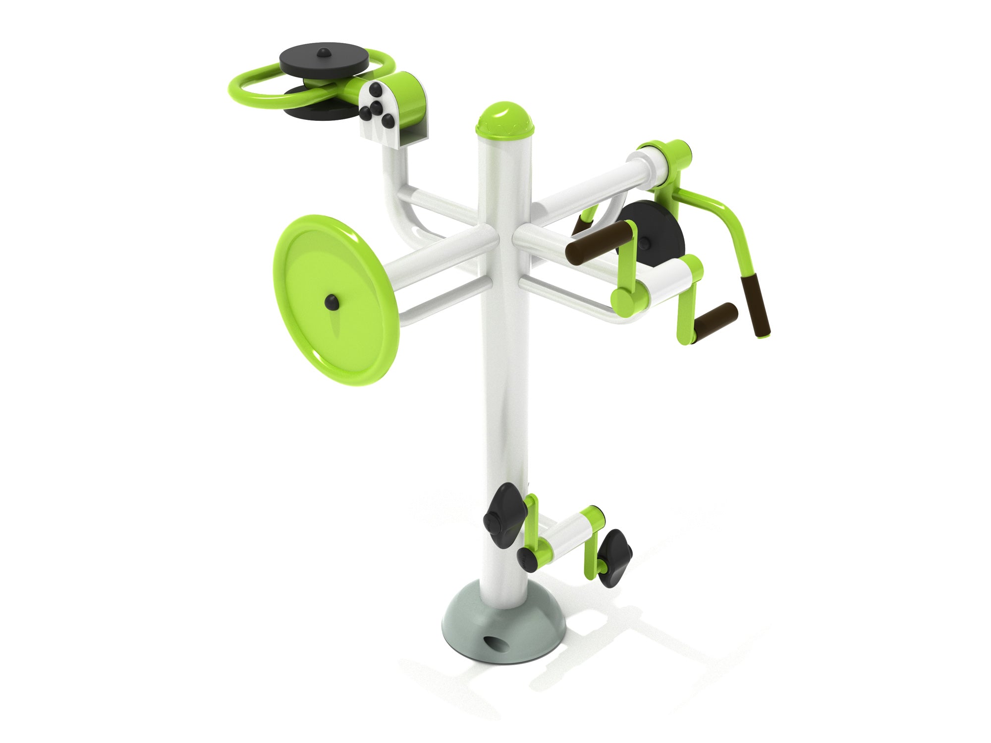 Playground Equipment Accessible Quadruple Gym Station SKU PAF001