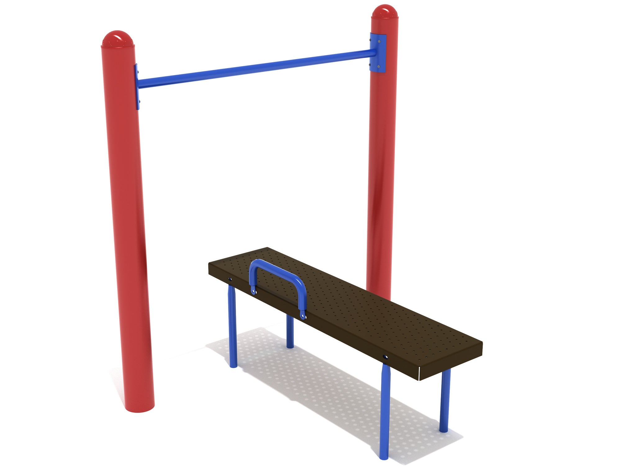 Playground Equipment Assisted Chin Up Bar w/ Bench SKU PAS002