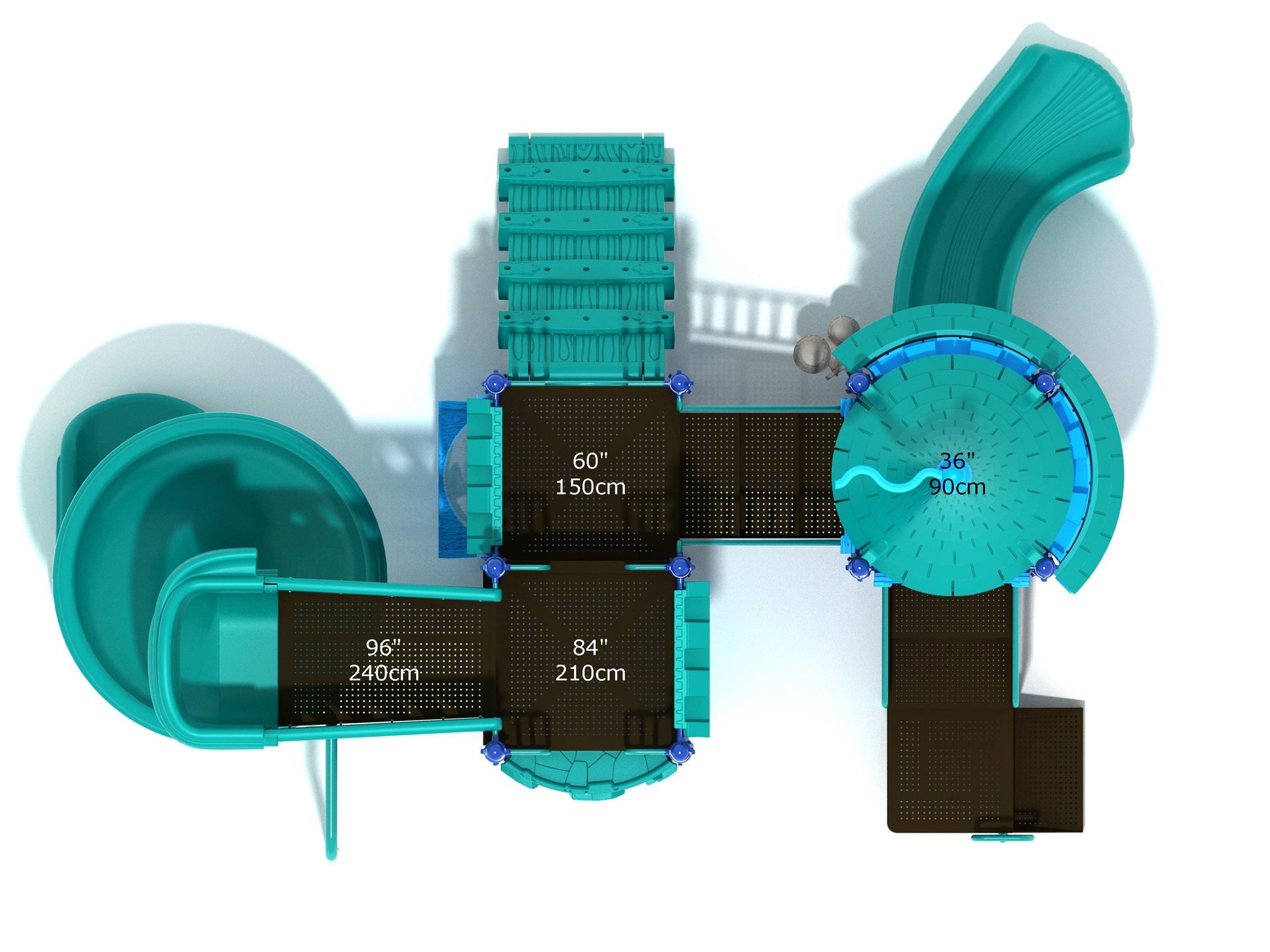Playground Equipment Camelot Court SKU PCT012