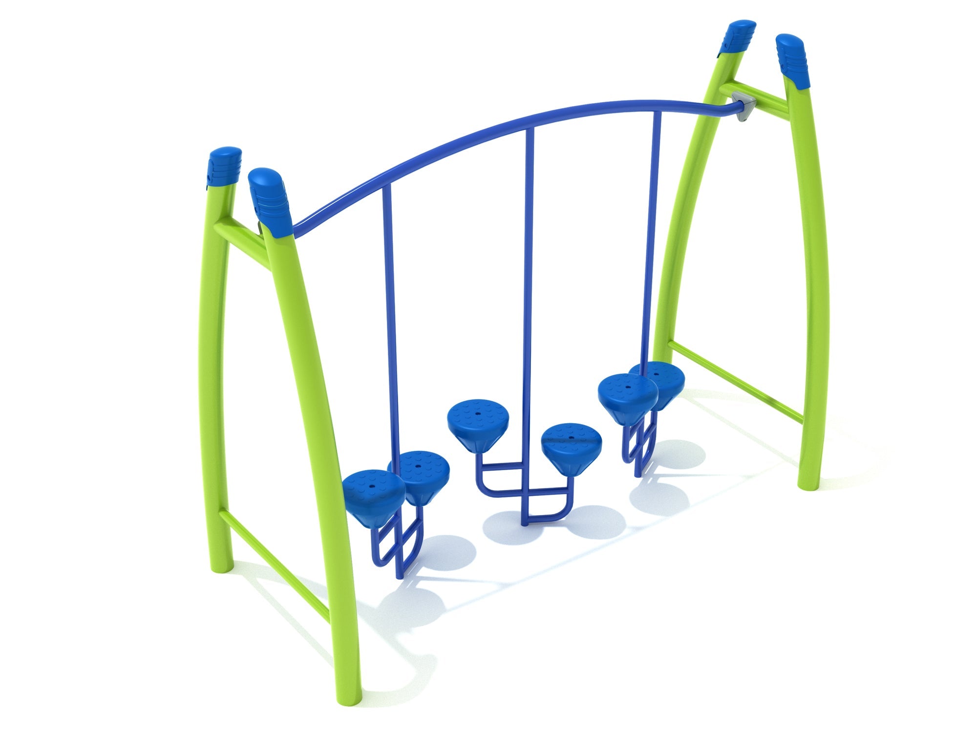 Playground Equipment Curved Post Pebble Bridge SKU PGS031