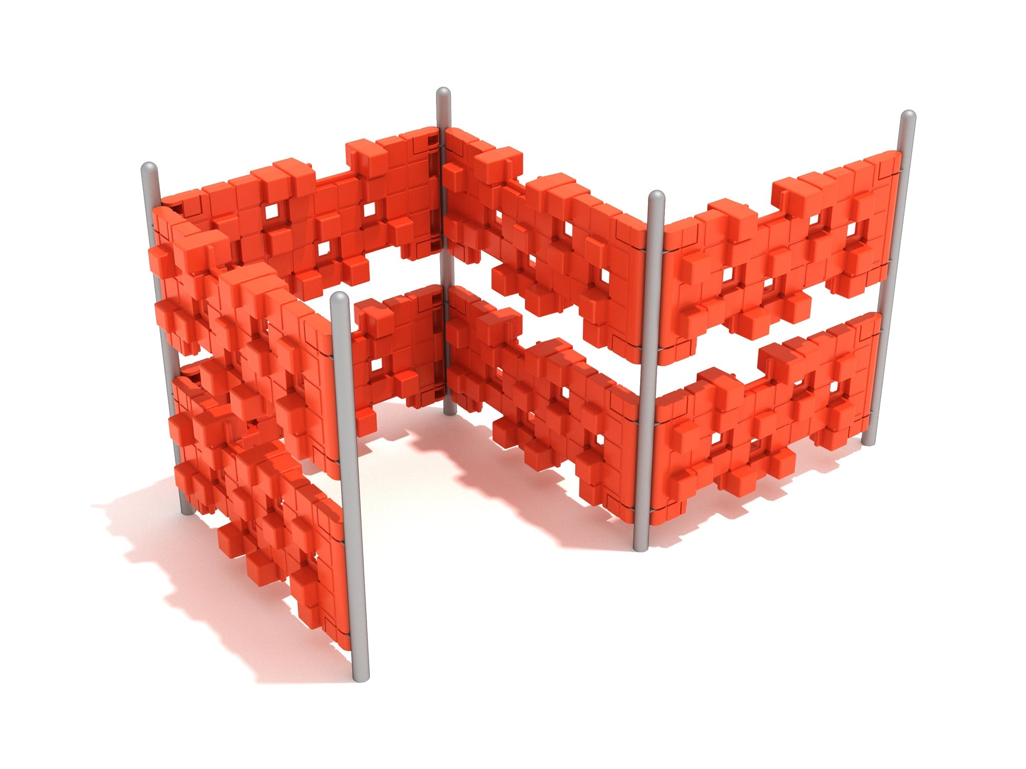 Playground Equipment Pixel Fence SKU PPX004