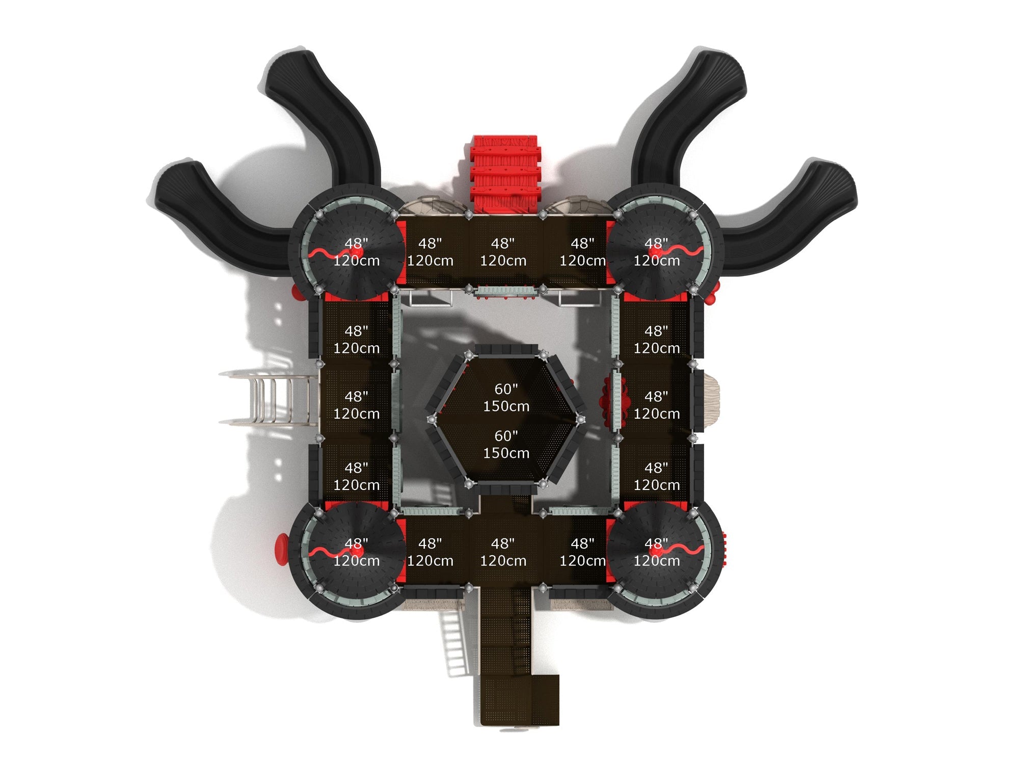 Playground Equipment Castle Grey Maw SKU PCT010
