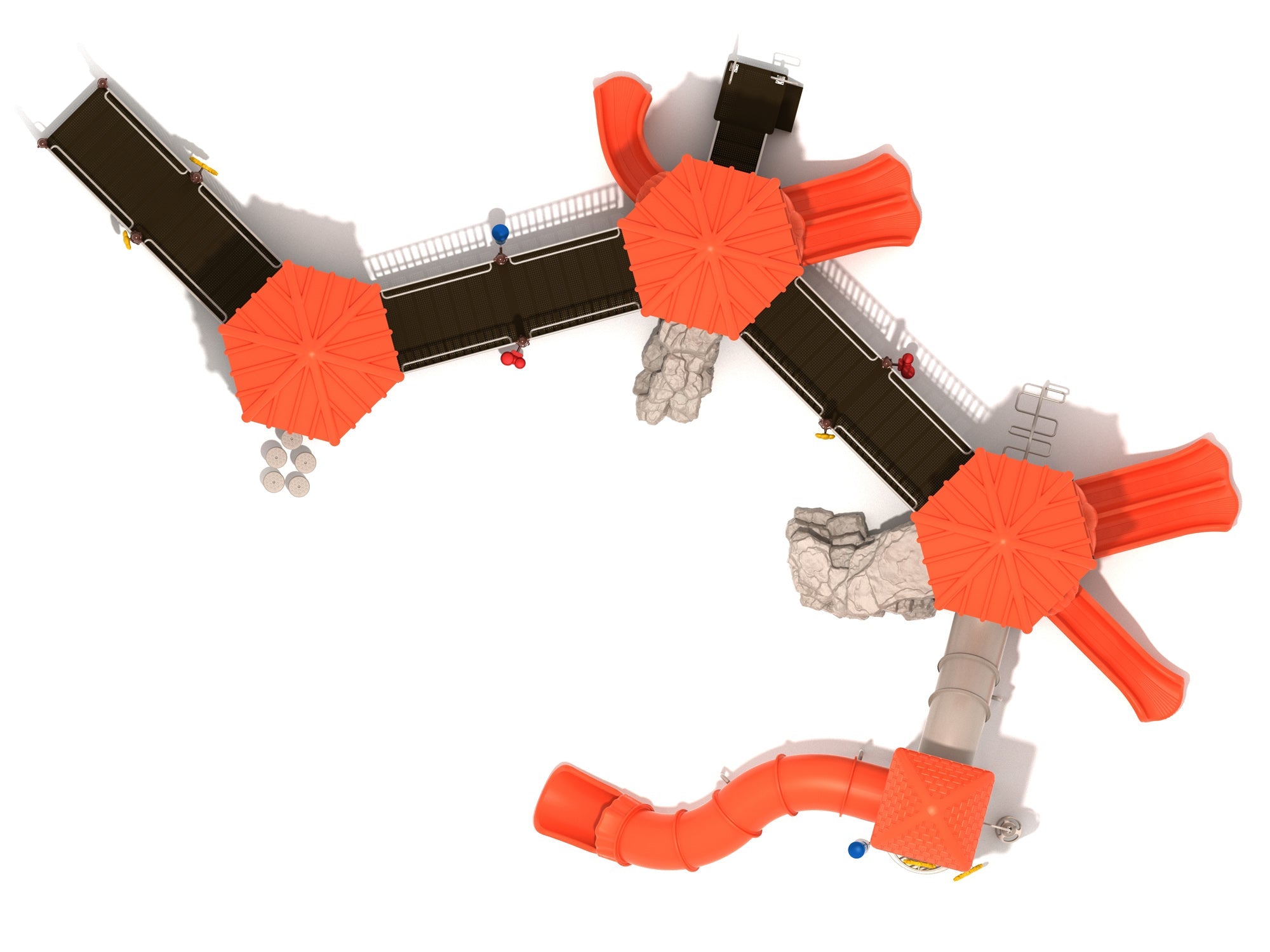 Playground Equipment Riverbend Run Playground SKU PFA004