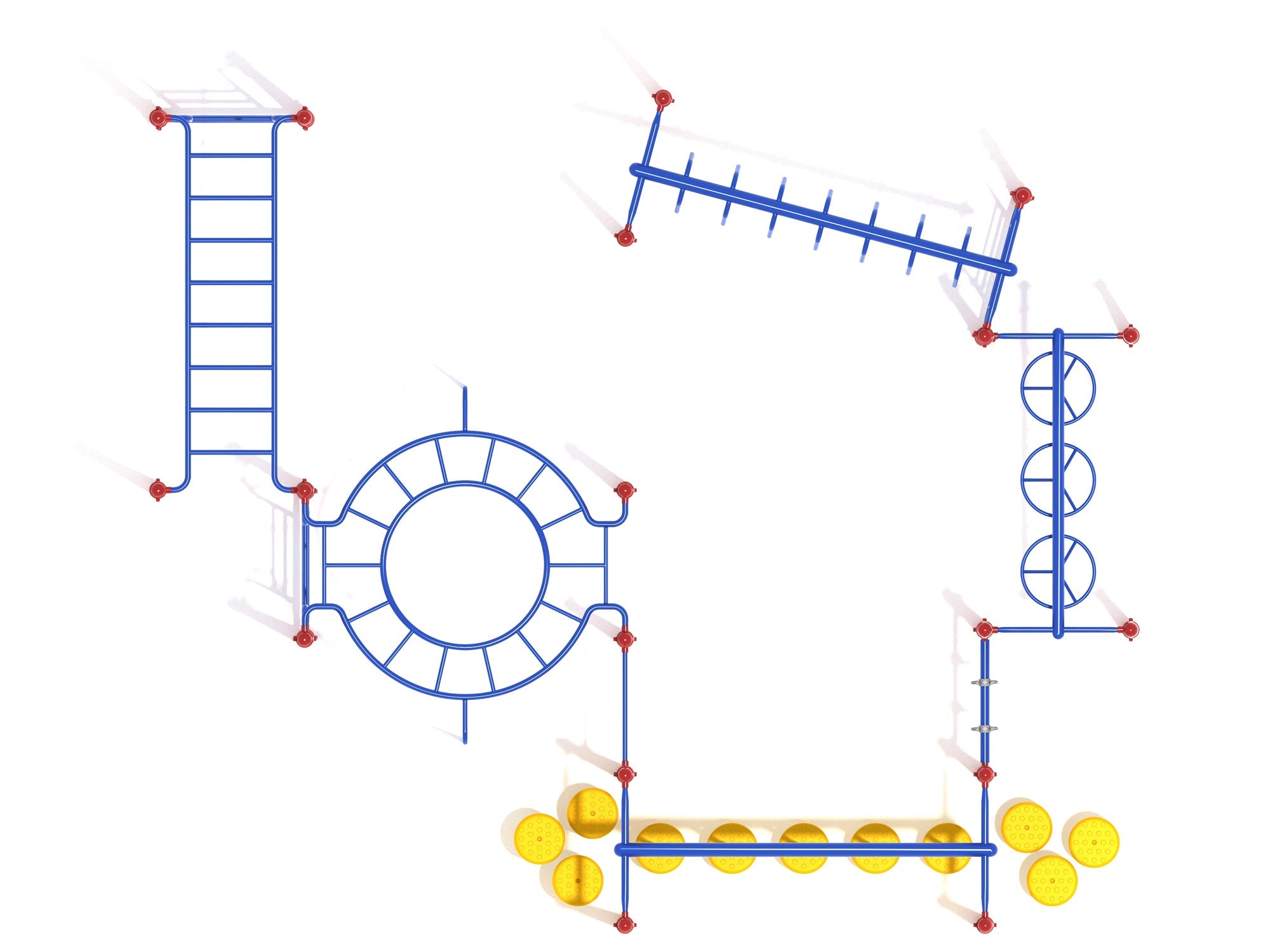 Playground Equipment Terre Haute Fitness Course SKU PKP246