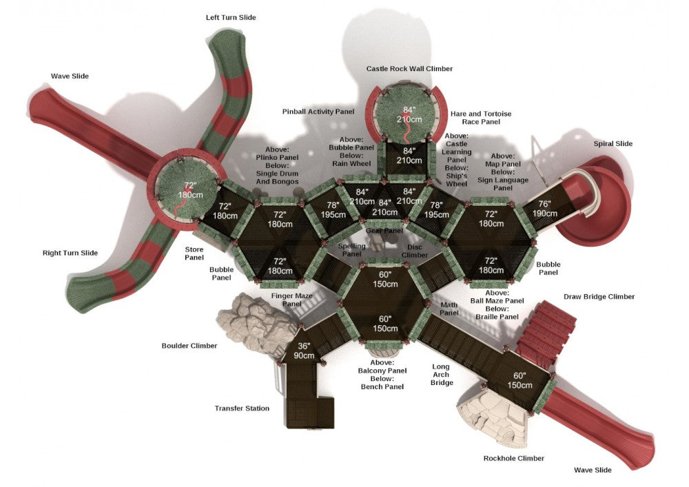 Playground Equipment Wizard's College SKU PCT038