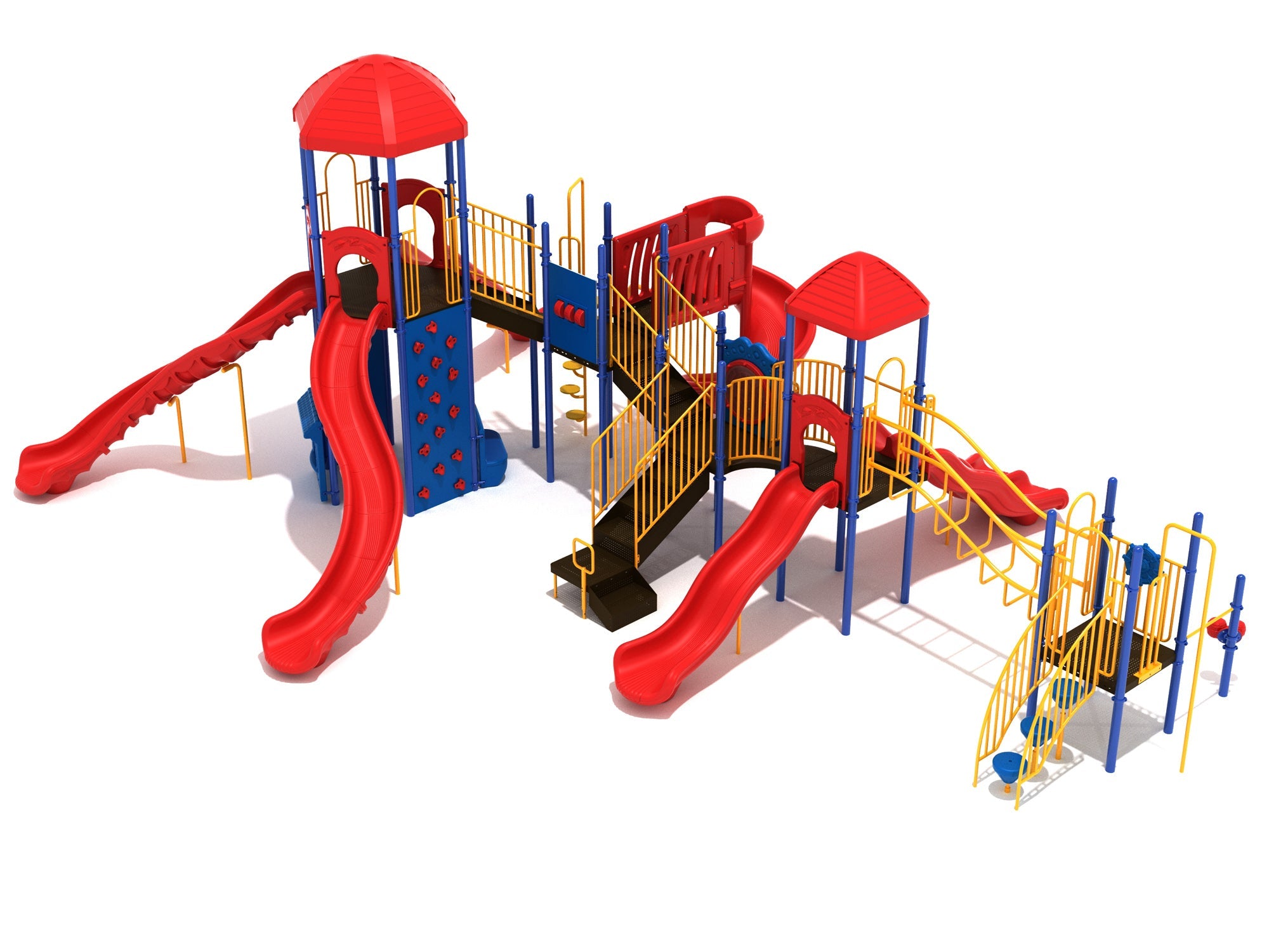 Playground Equipment Wood's Cross Playground SKU PKP283