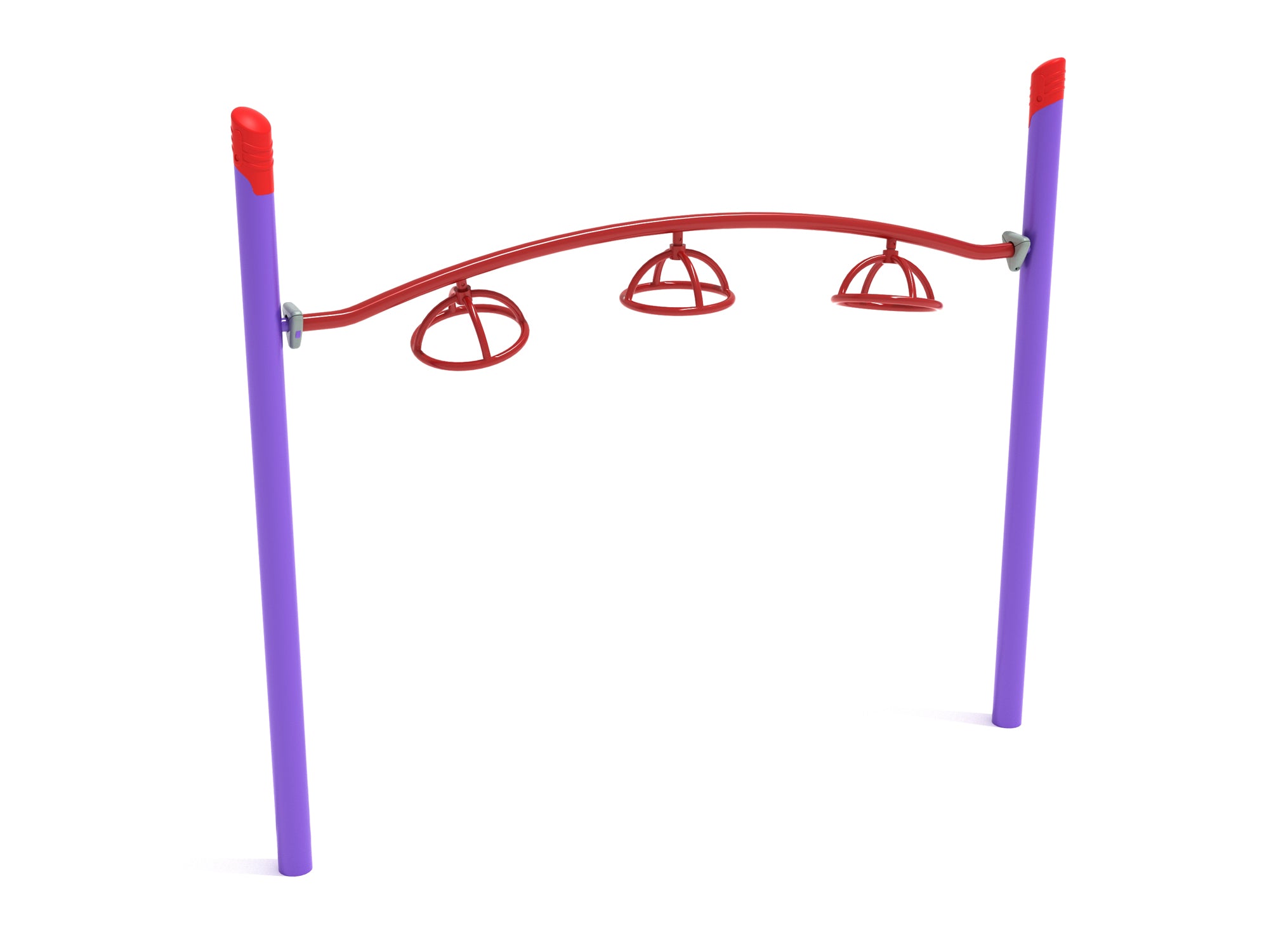 Playground Equipment Single Post 3 Wheel Overhead Spinner SKU PGS020