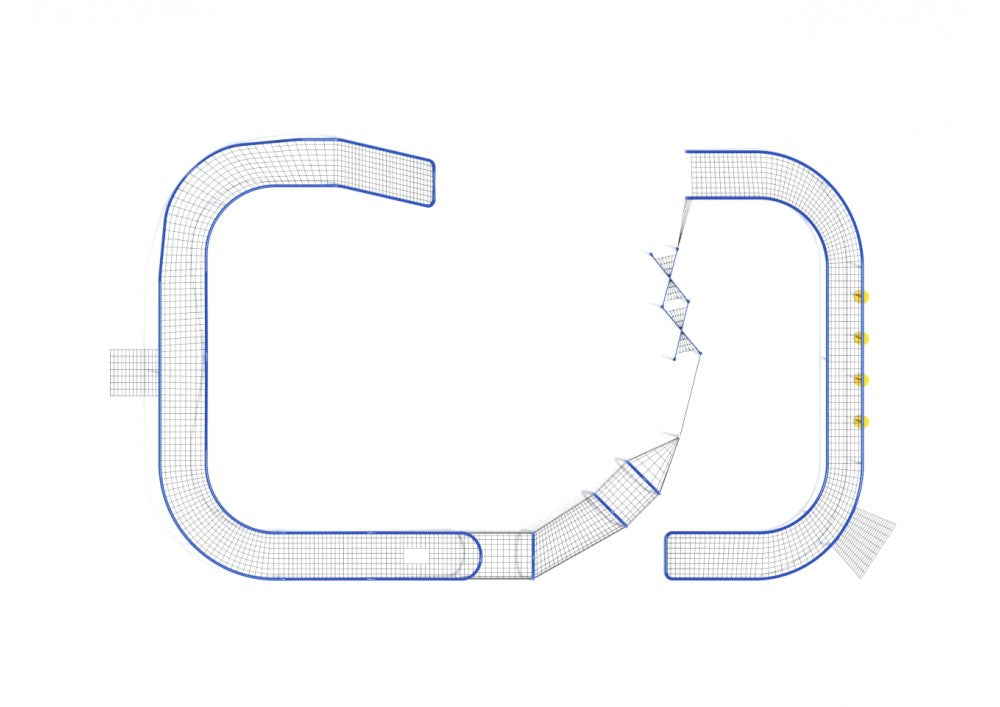 Playground Equipment Spacewalk Course SKU PFN016