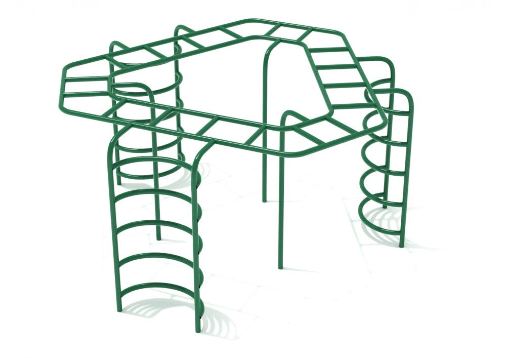Playground Equipment Triangle Overhead Ladder Climber SKU PFS072