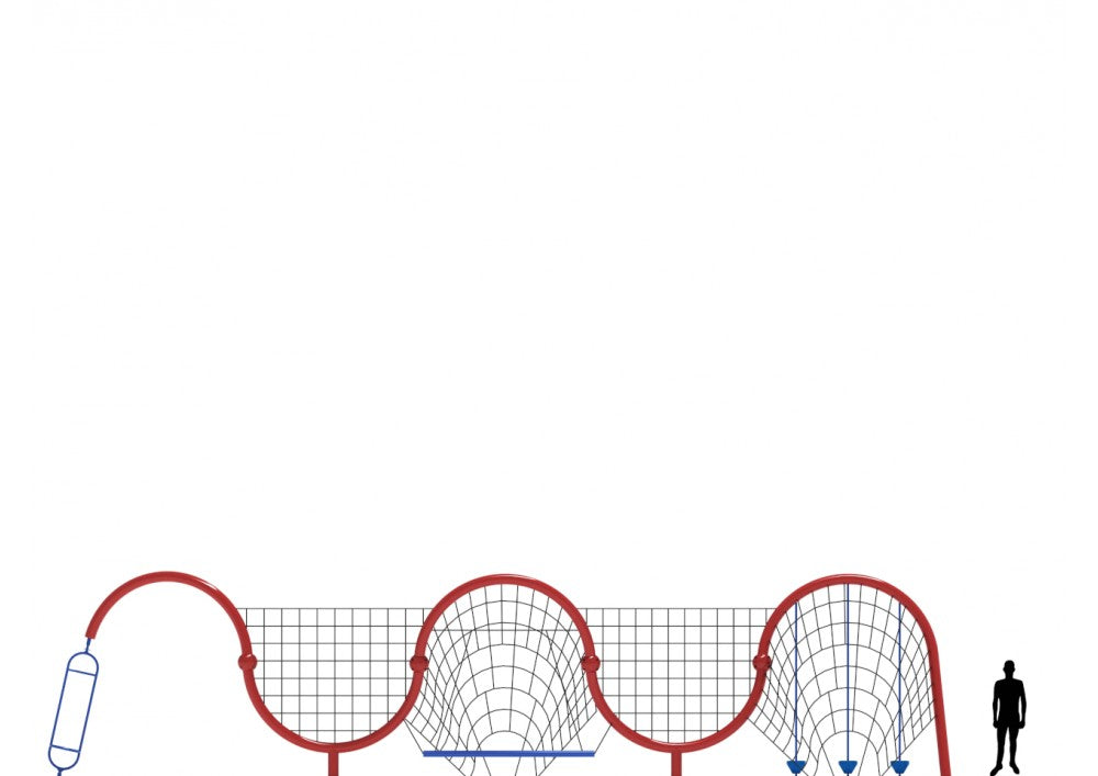 Playground Equipment Wavelength Net SKU PFN012