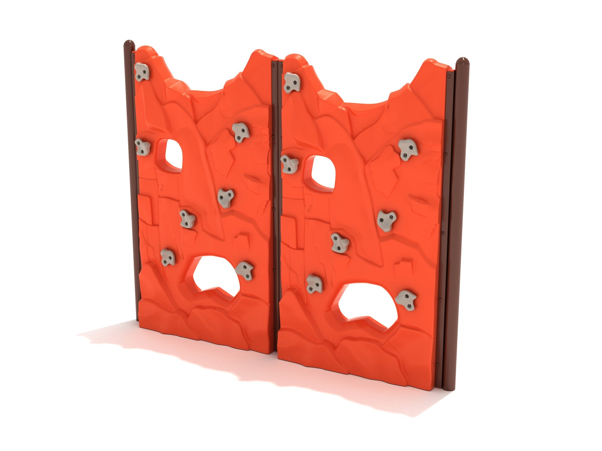 Playground Equipment Double Parallel Rock Climbing Wall SKU PGC006