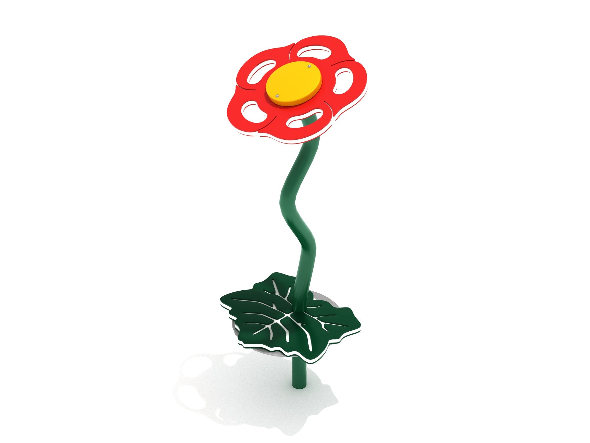 Playground Equipment Flower Stepper w/ Leaf SKU PFS066