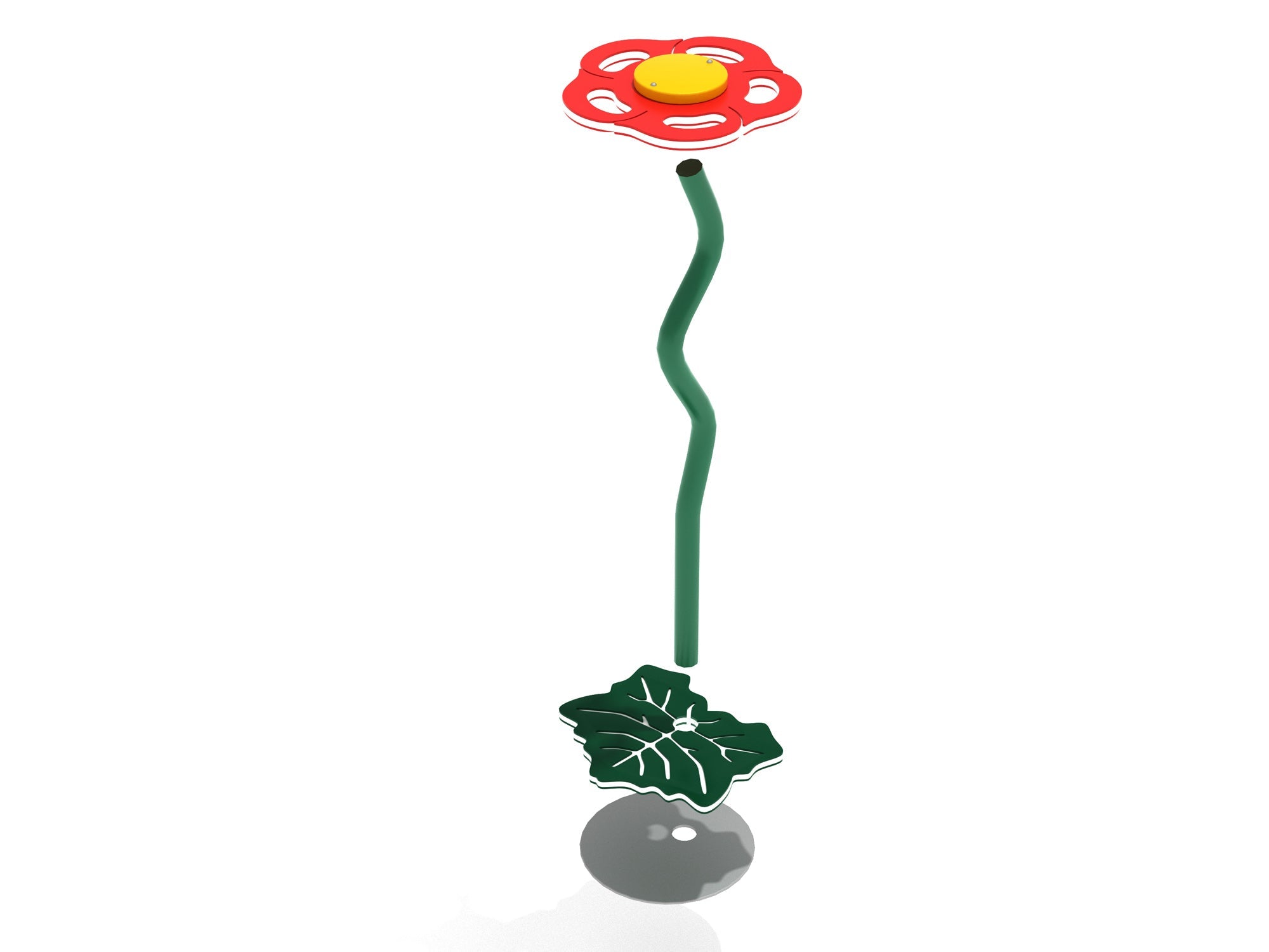Playground Equipment Flower Stepper w/ Leaf SKU PFS066