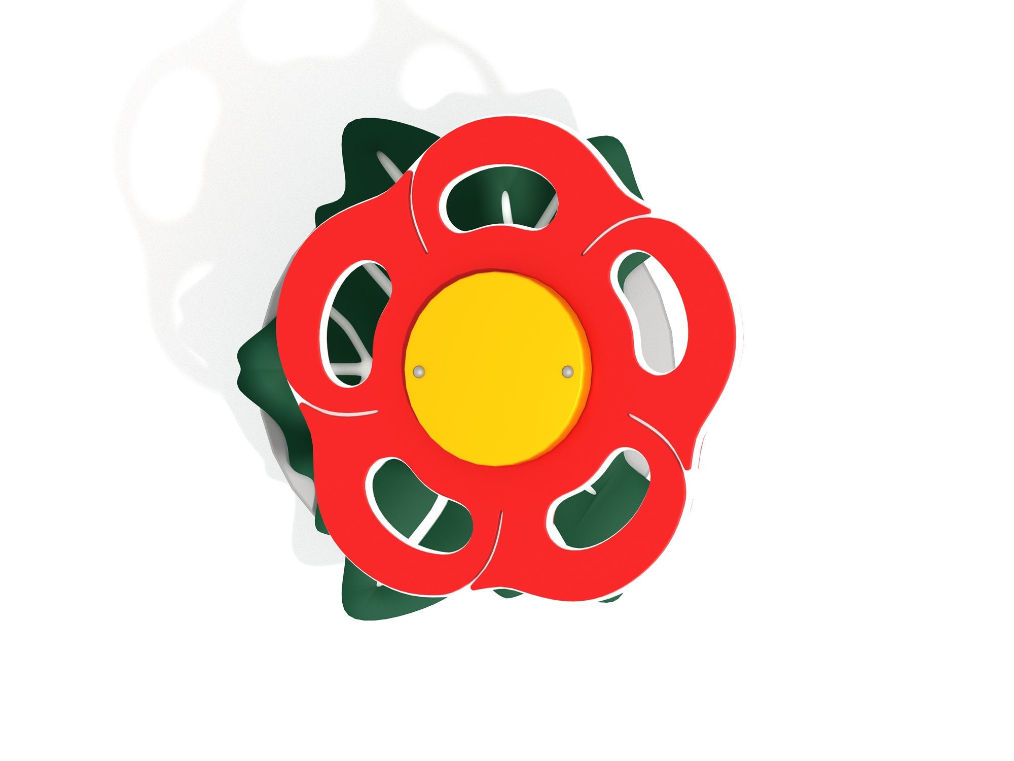 Playground Equipment Flower Stepper w/ Leaf SKU PFS066