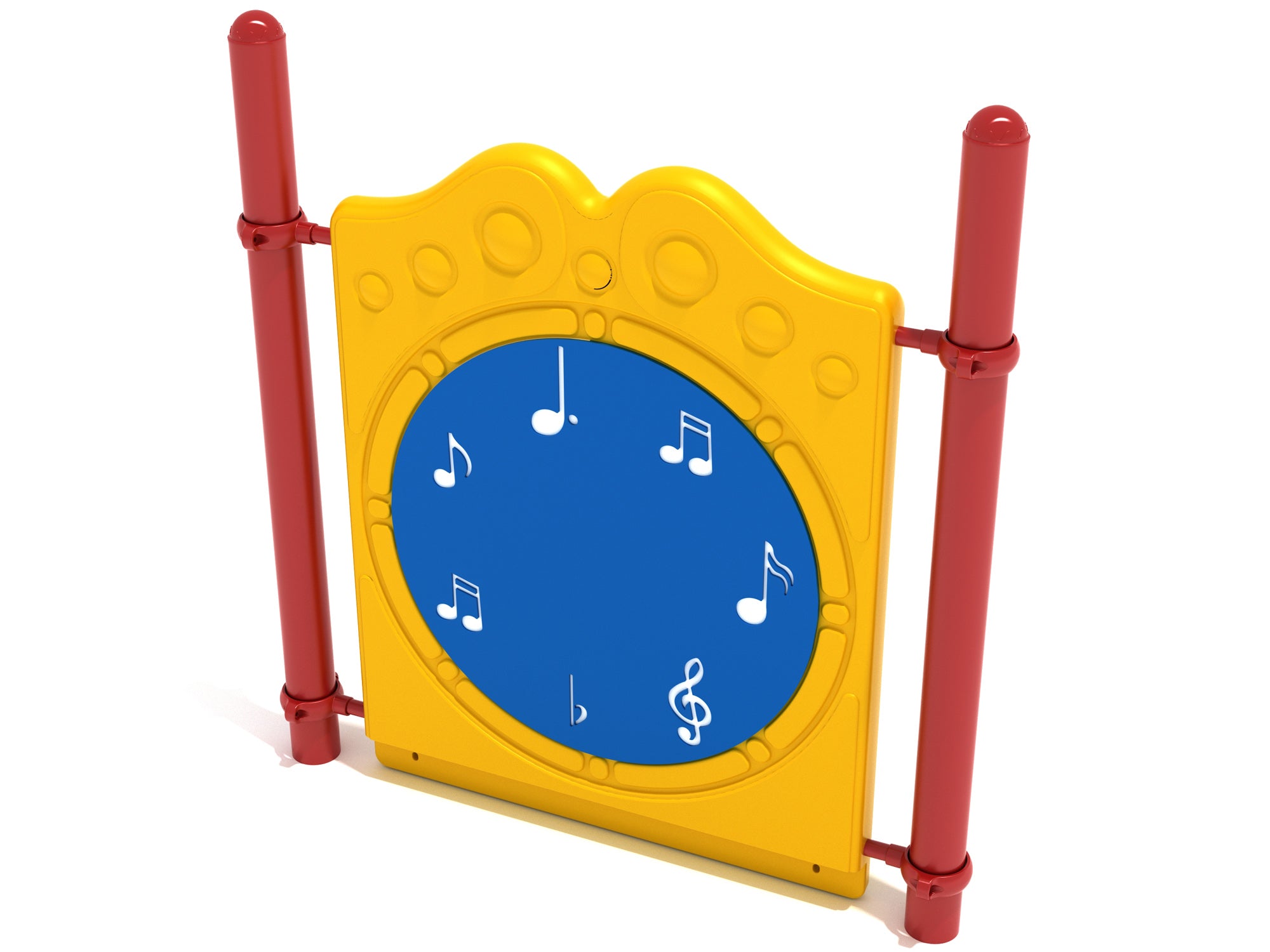 Playground Equipment Freestanding Chime Panel w/ Posts SKU PFS050