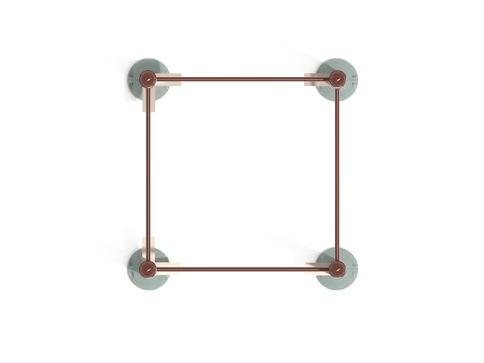 Playground Equipment Inclined Quadruple Station Chin Up Bars SKU PFT069