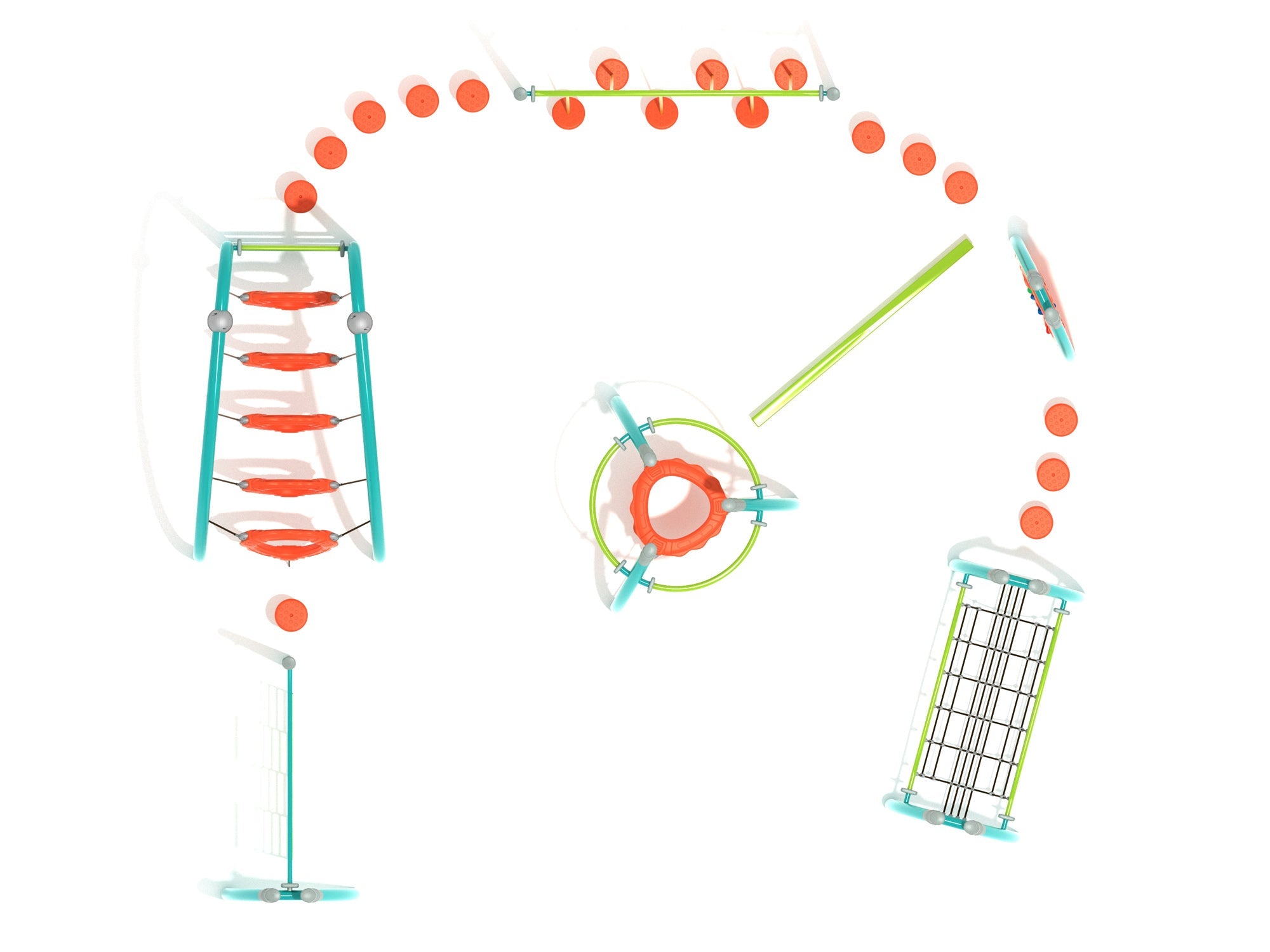 Playground Equipment Newfane Village SKU PGP036