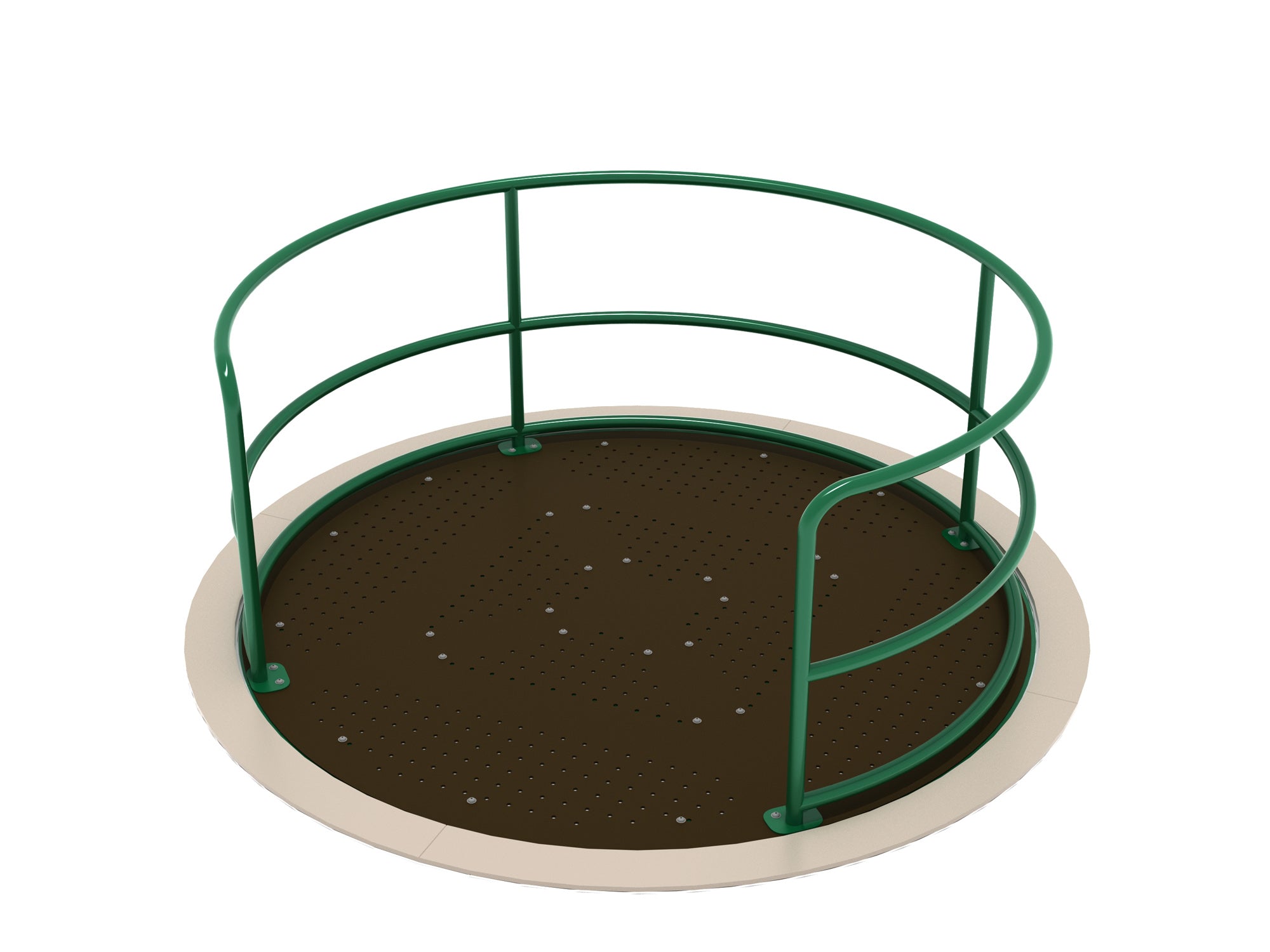 Playground Equipment Wheelchair Accessible Merry Go Round SKU PFS064