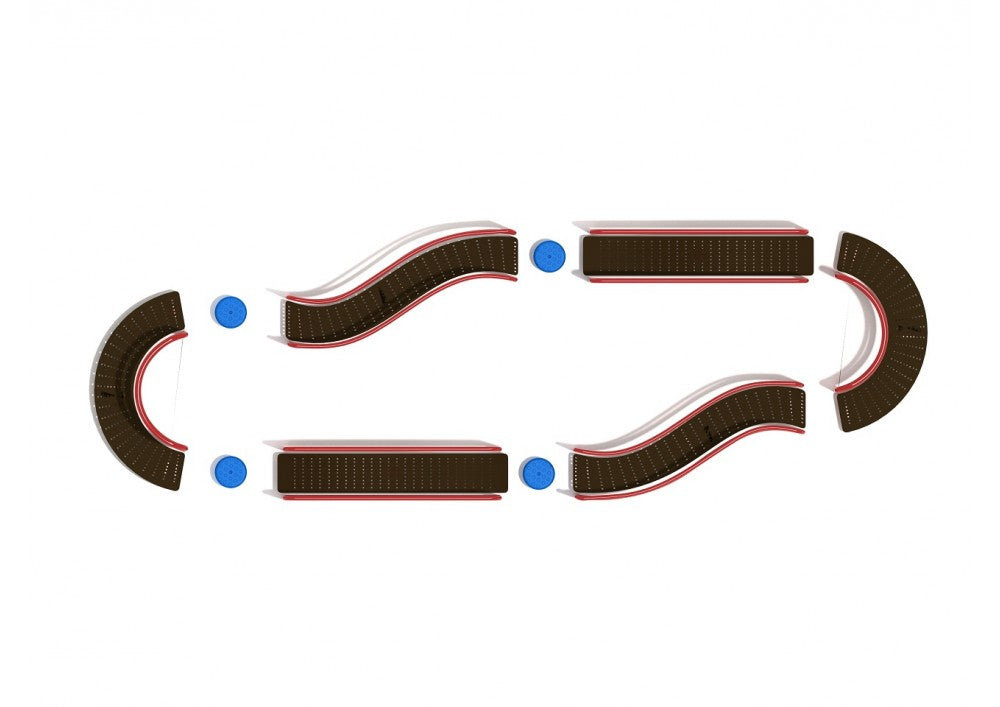 Playground Equipment Oval Balance Track SKU PFS070