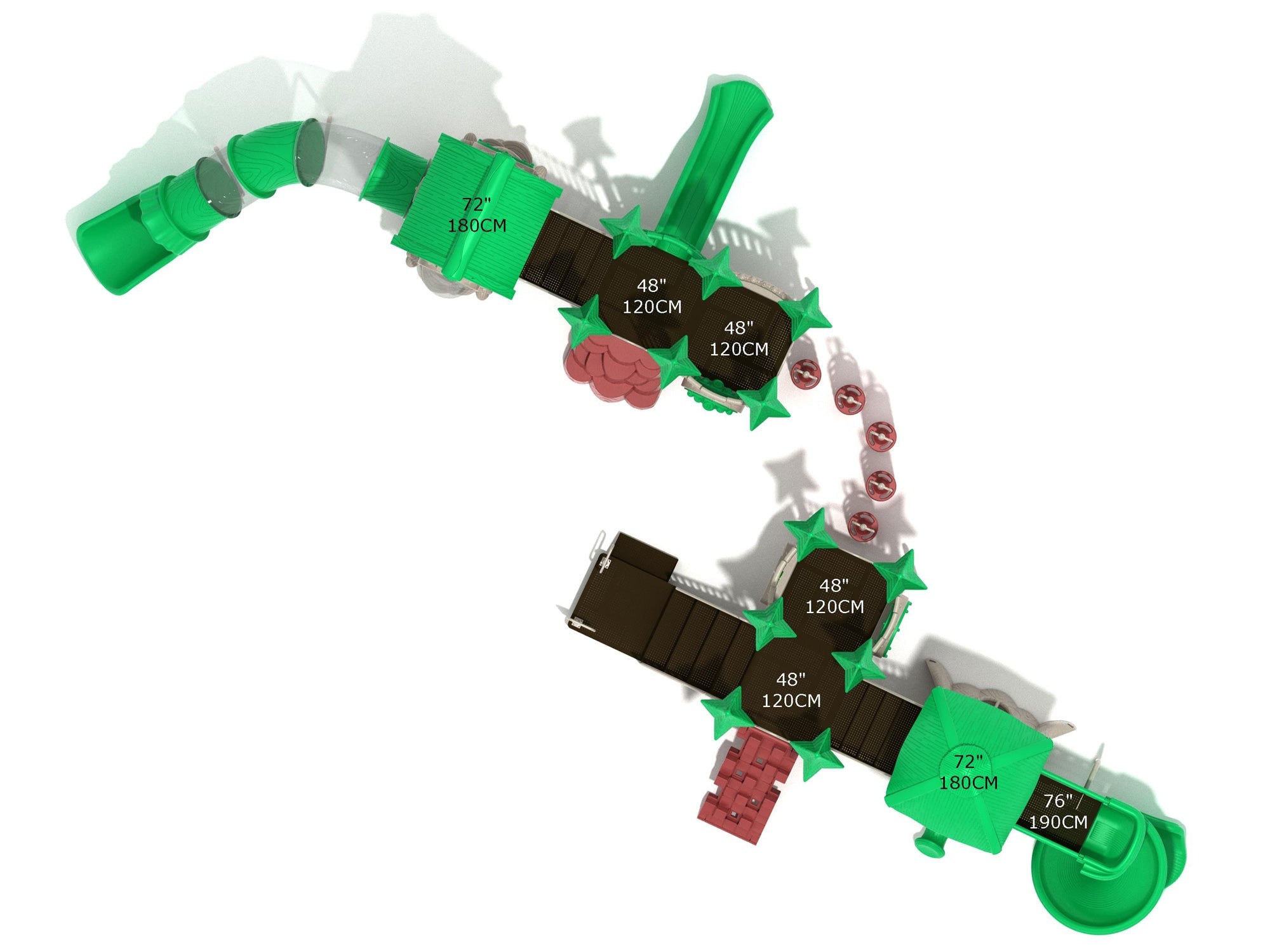 Playground Equipment Platypus Plunge SKU PTH013