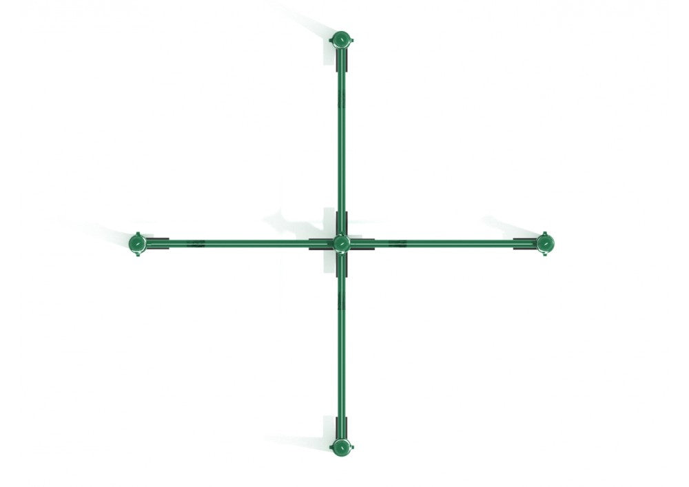 Playground Equipment Quadruple Pull-up Bar Unit SKU PFT067