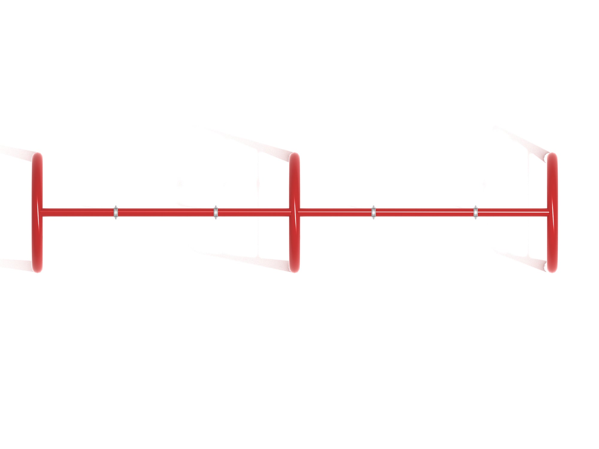 Playground Equipment Quadruple Rope Climber with Arch Posts SKU PFT068