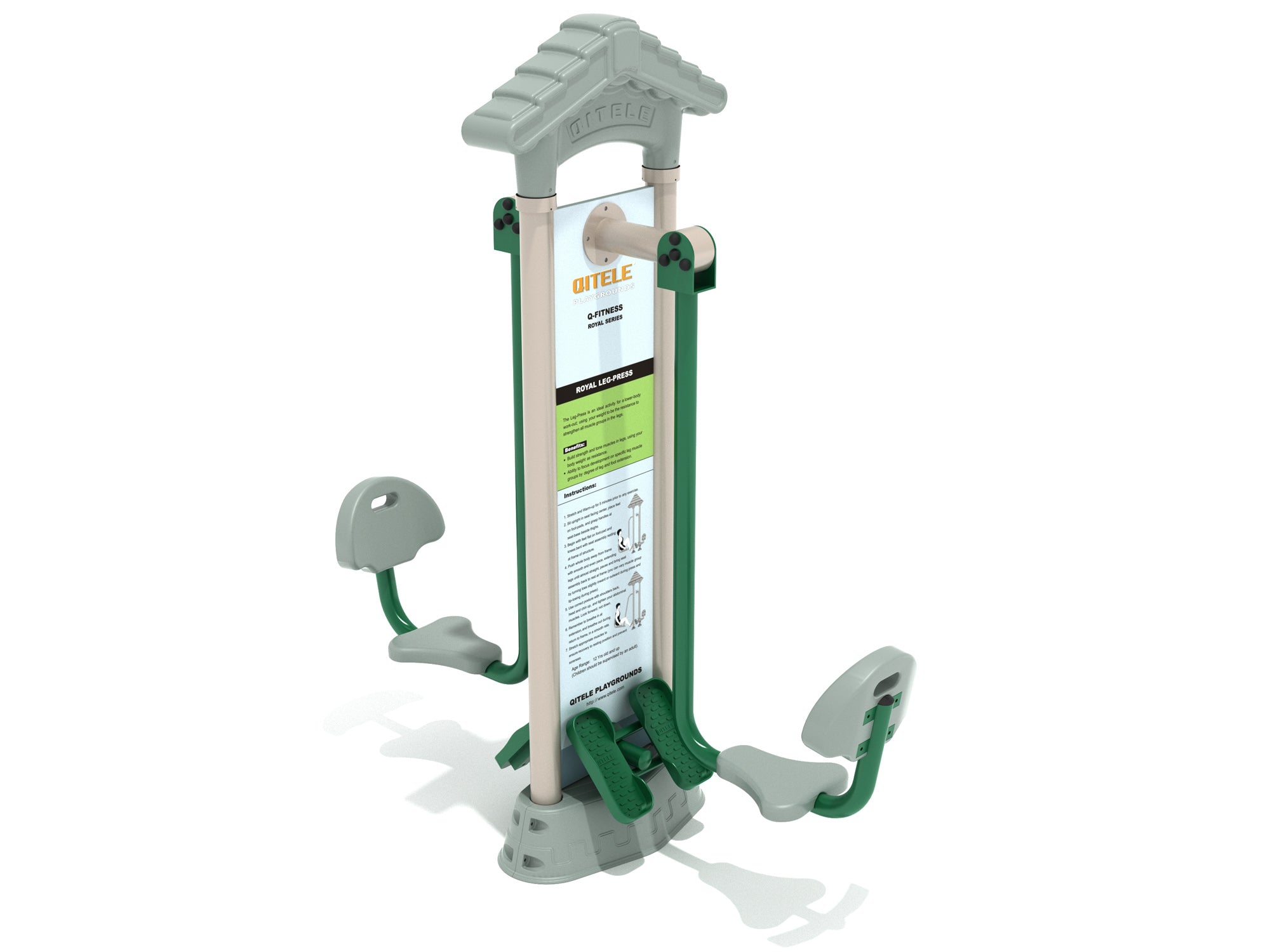 Playground Equipment Royal Double Station Leg Press SKU PFT022