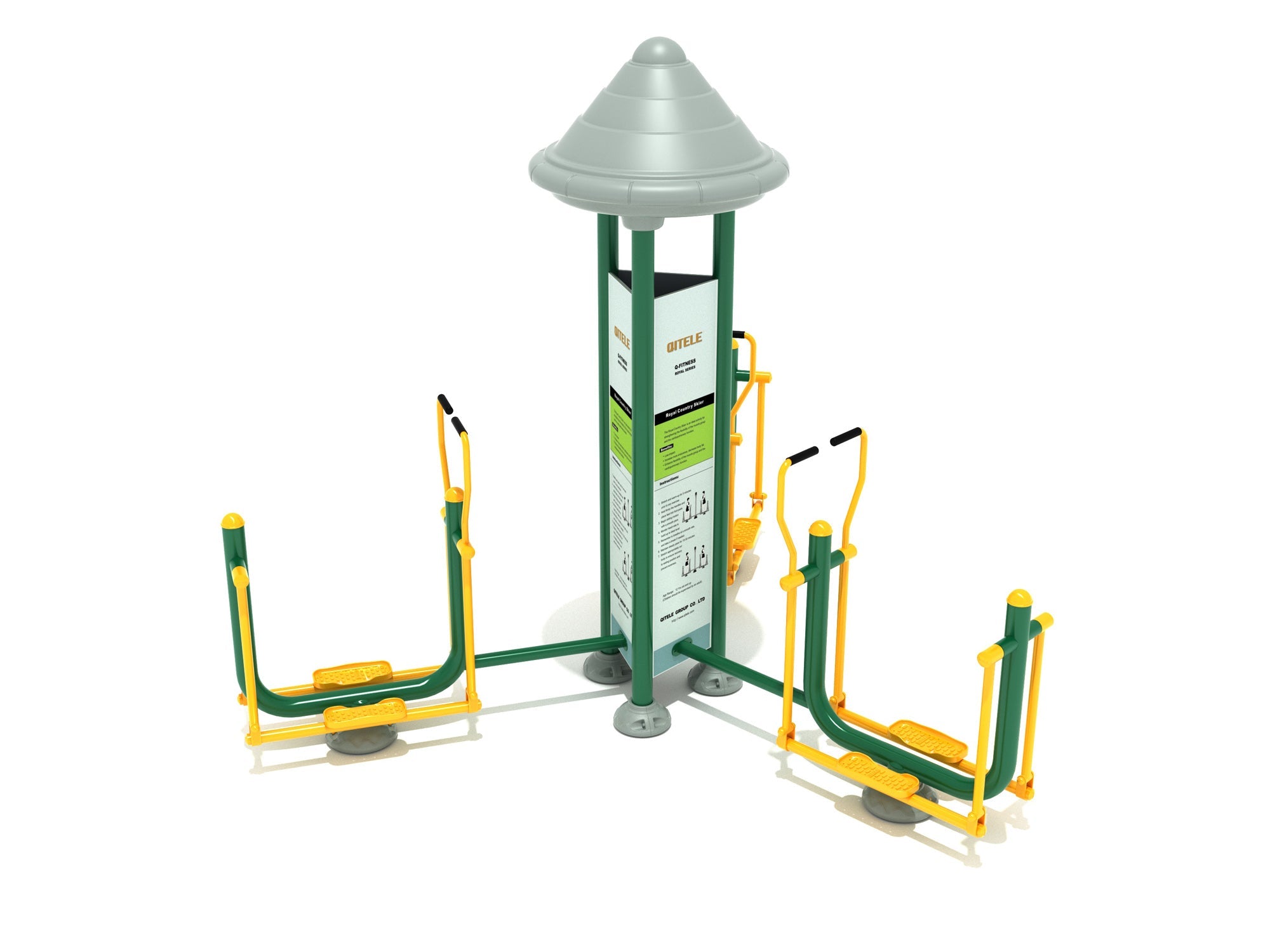 Playground Equipment Royal Triple Station Country Skier SKU PFT043
