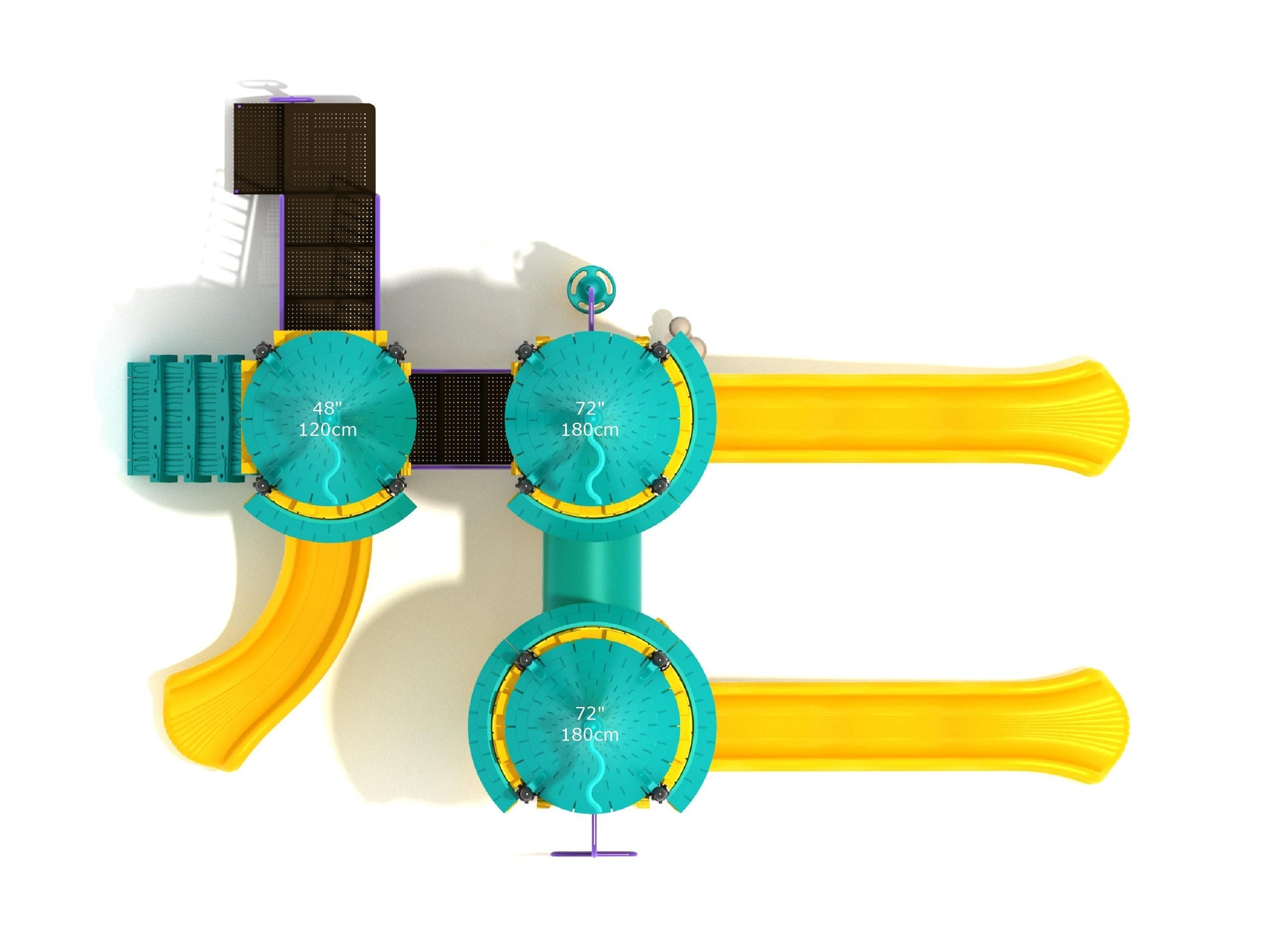 Playground Equipment Seaside Spires SKU PCT009