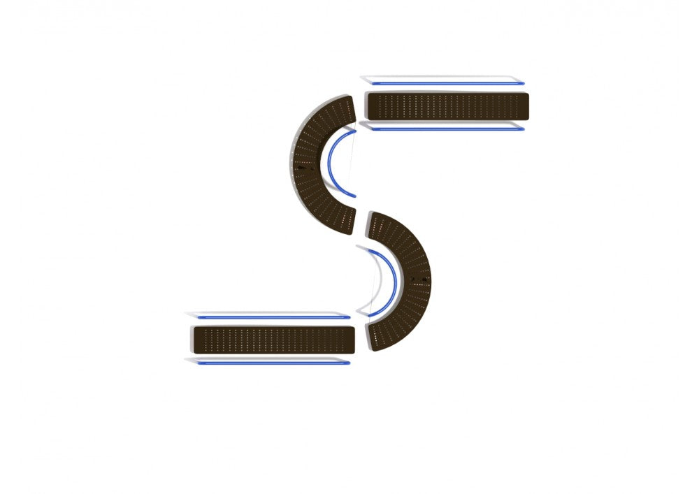 Playground Equipment Snake Balance Track SKU PFS069