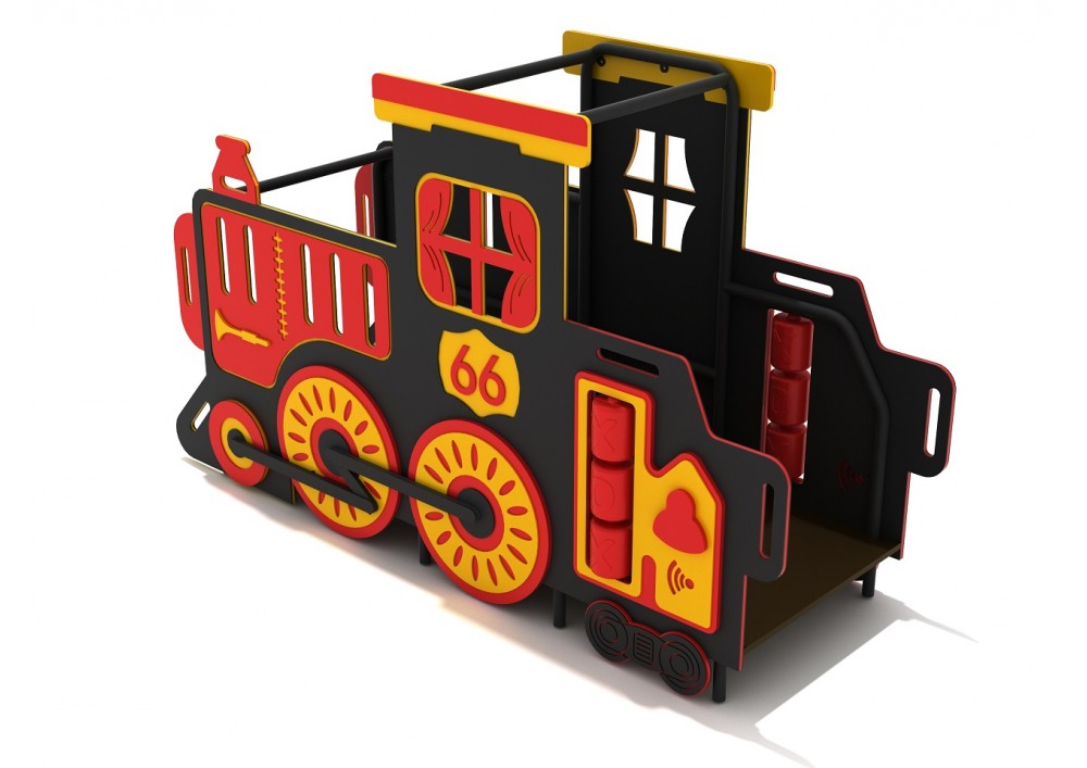 Playground Equipment Train Playhouse SKU PFS086