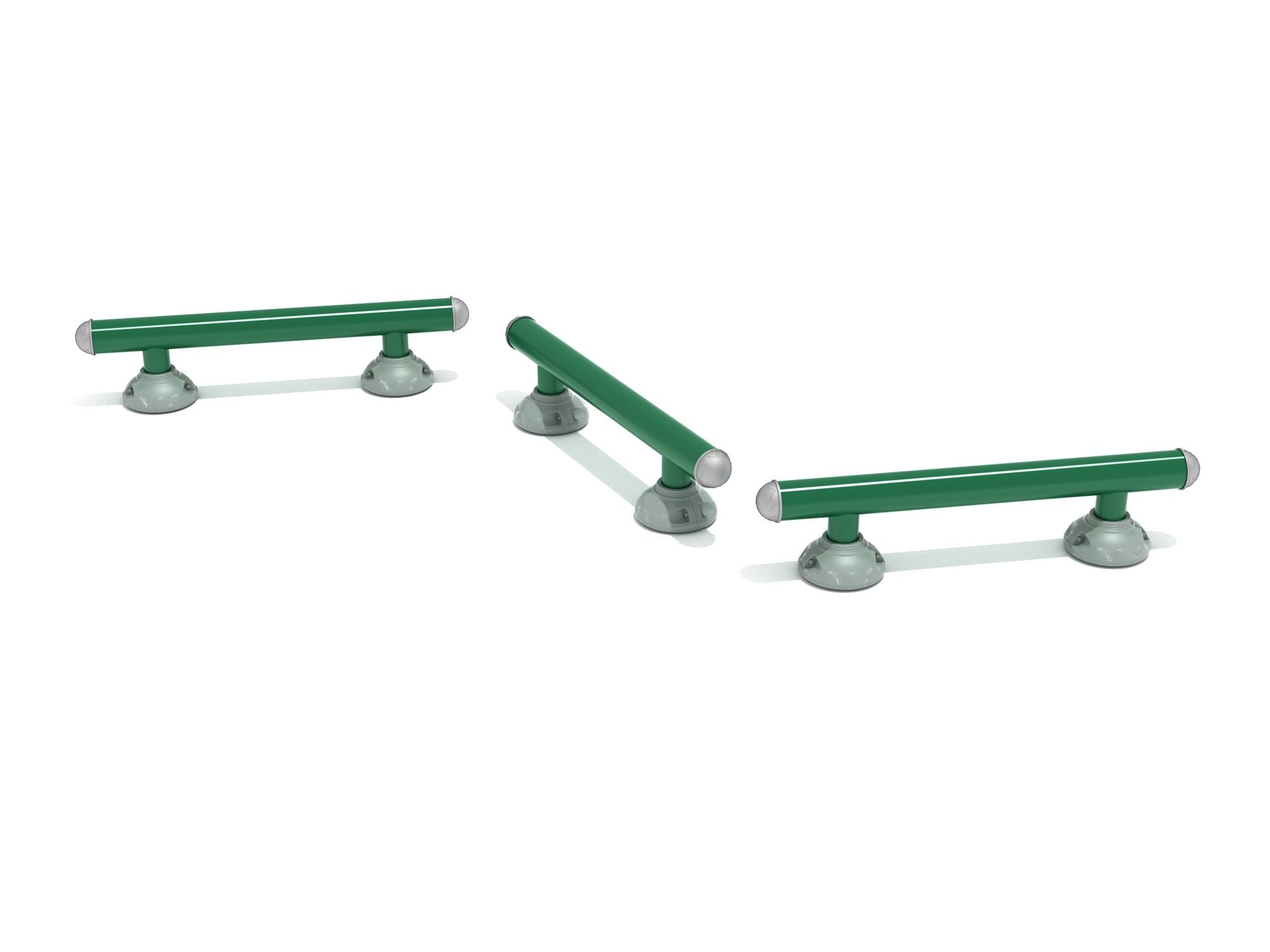 Playground Equipment Triple Station Balance Beam SKU PFT045