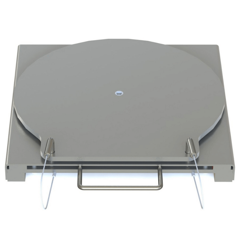 QSP 4500lbs Stainless Steel Turn Plates w/ Handles SKU 25-152-SS