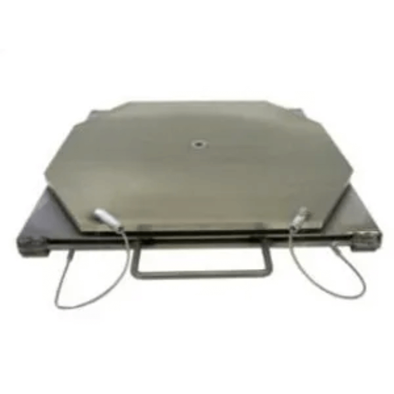 QSP 4500lbs Capacity Stainless Steel Turn Plates w/ Handles SKU 25-500