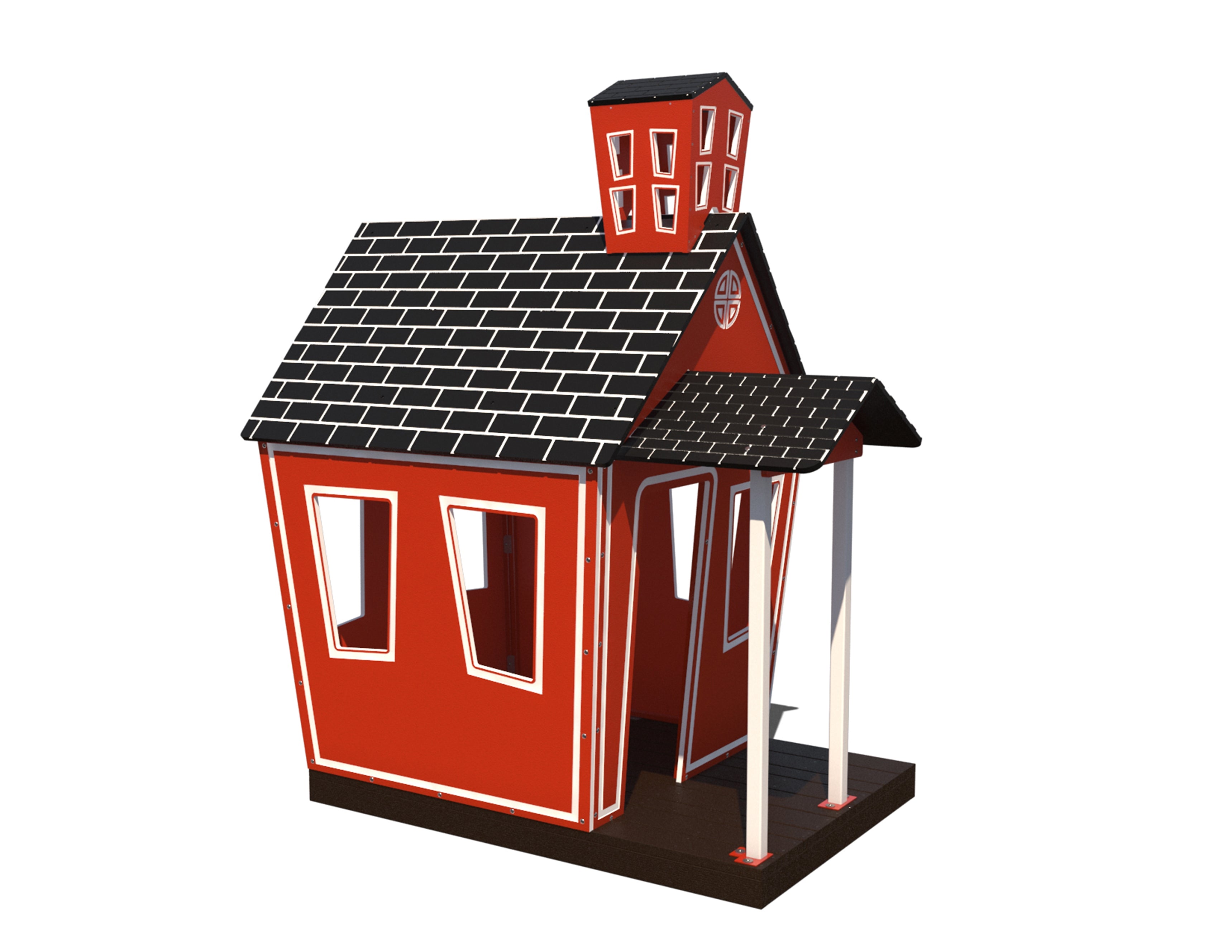 UltraPlay Schoolhouse Retreat Playhouse SKU UPLAY-040