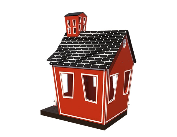 UltraPlay Schoolhouse Retreat Playhouse SKU UPLAY-040
