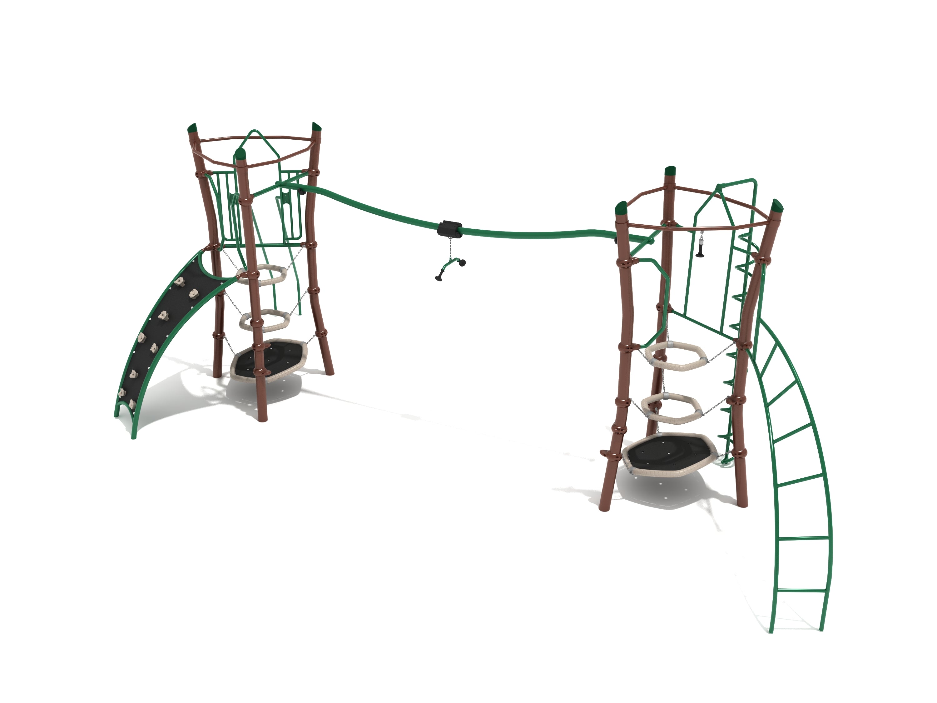 Playground Equipment Nine Mile Canyon Playground SKU PZS014