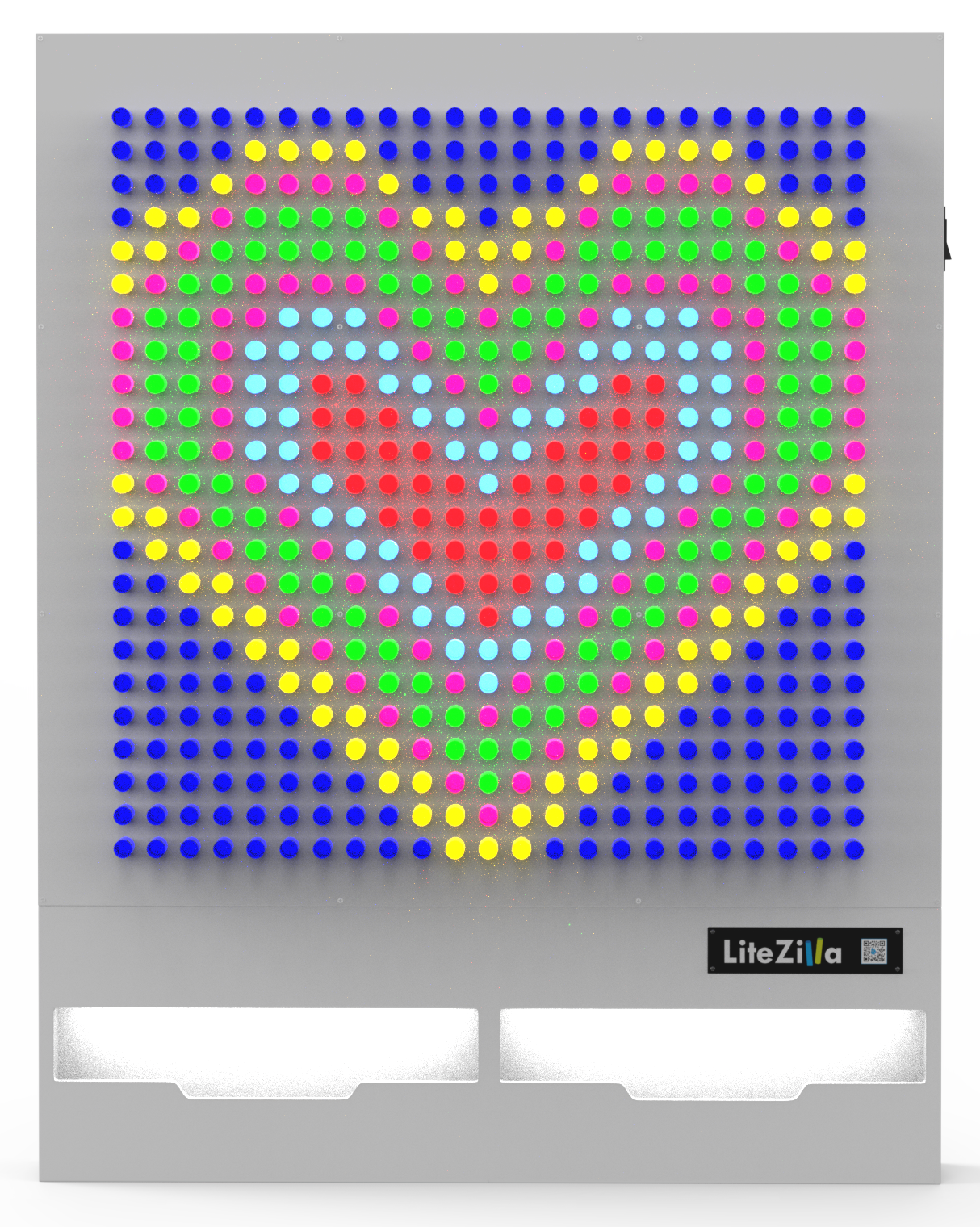 LiteZilla Giant Lite Brite, Interactive Light Wall Canvas