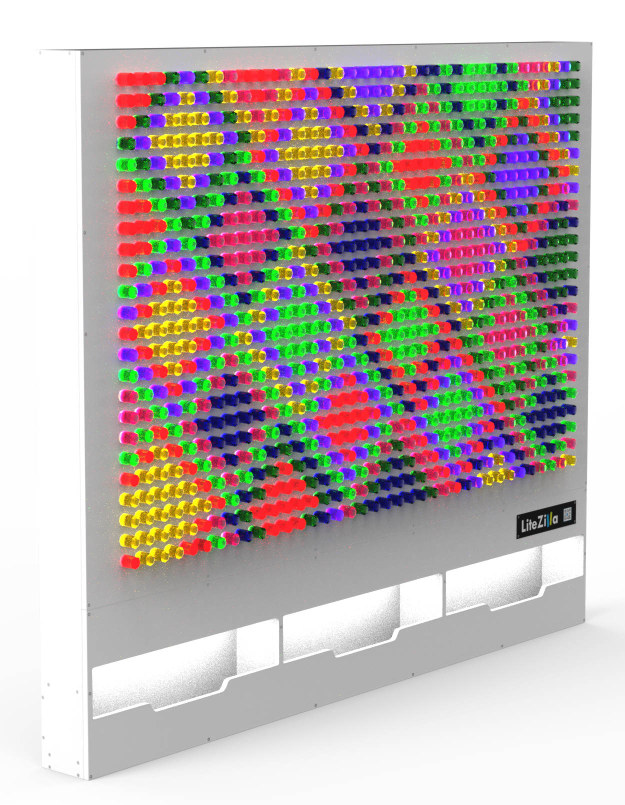 LiteZilla Giant Lite Brite, Interactive Light Wall Canvas