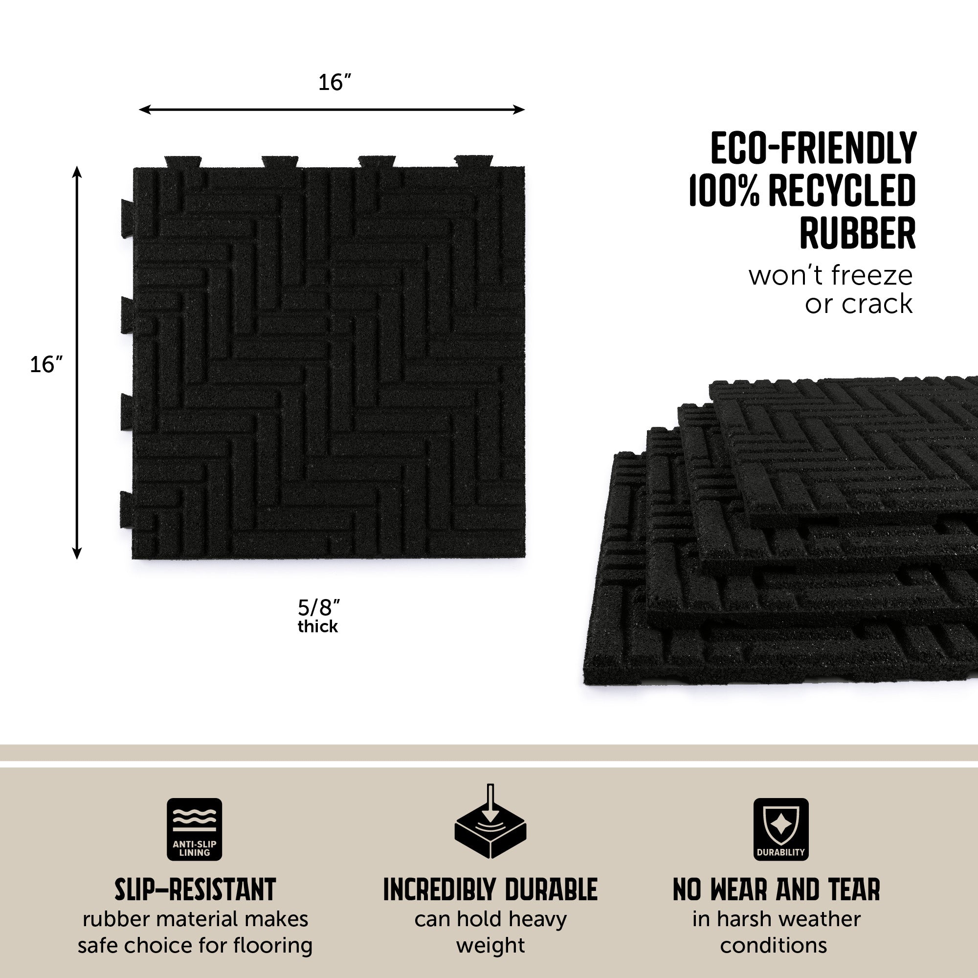Ground Smart SmartLoc Pavers 16" SKU GSPaverSL16