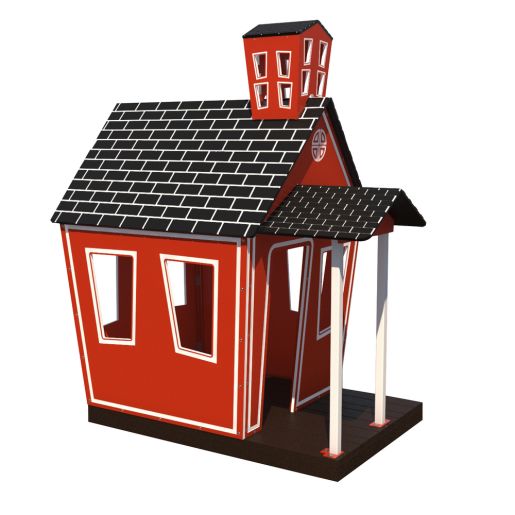 UltraPlay Schoolhouse Retreat Playhouse SKU UPLAY-040